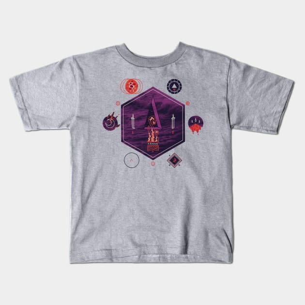 It fell from the stars, It rose from the sea Kids T-Shirt by againstbound